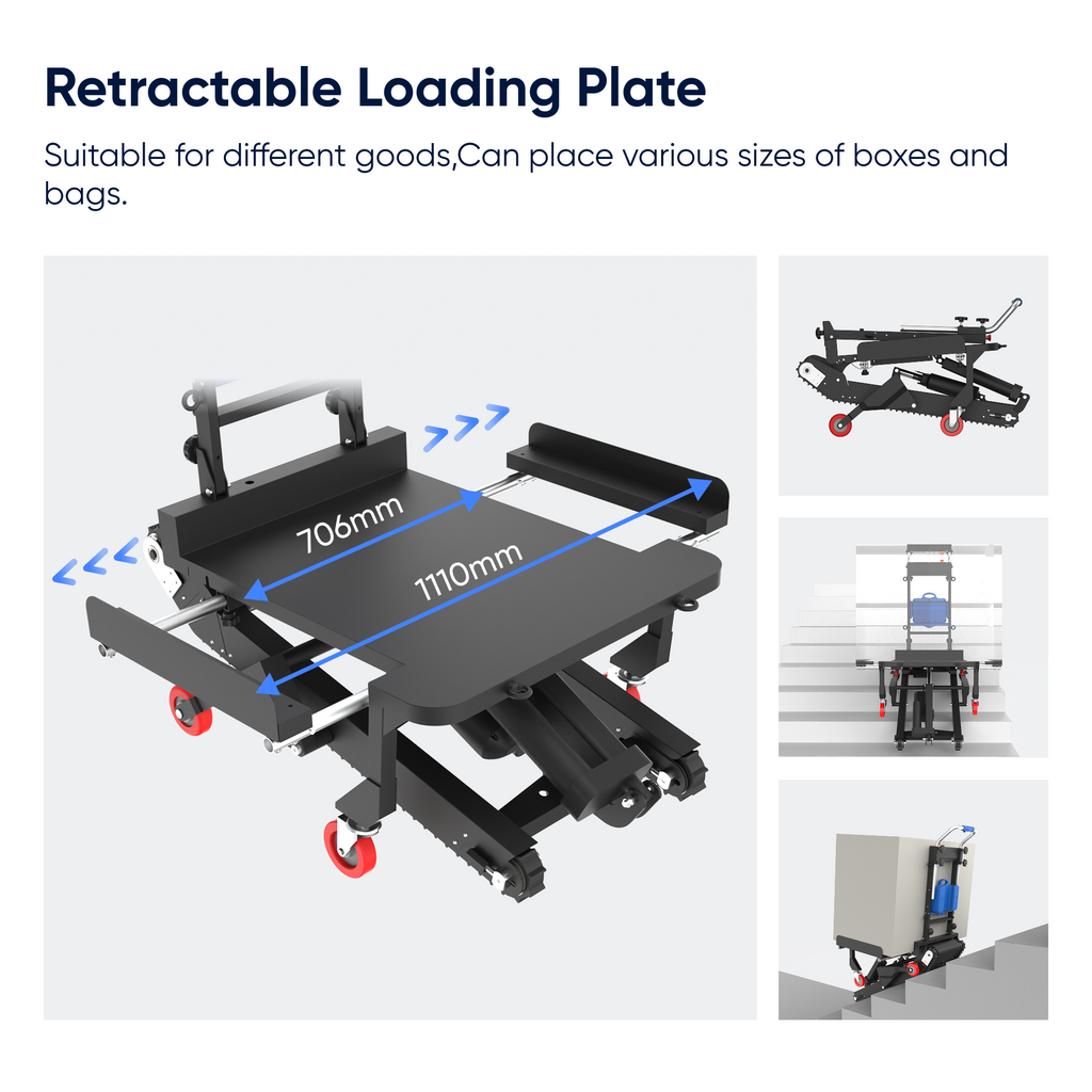 Electric Stair Climber Dolly 551 lbs Self-Balancing