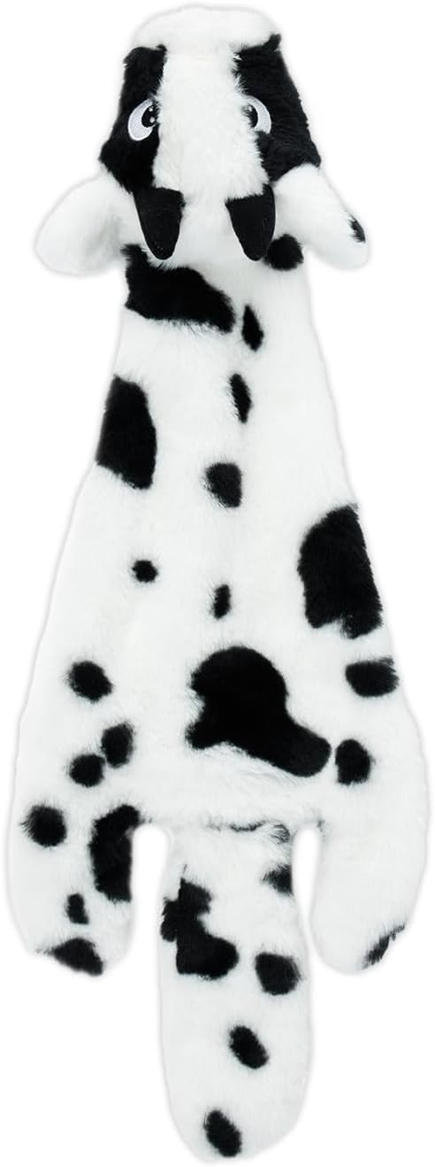 Squeaky Plush Dog Toys with Soft Durable Fabric, Interactive Indoor Play Toys for Small, Medium, and Large Dogs, 4-Piece Set (Small)