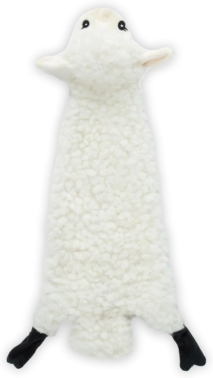 Squeaky Plush Dog Toys with Soft Durable Fabric, Interactive Indoor Play Toys for Small, Medium, and Large Dogs, 4-Piece Set (Small)