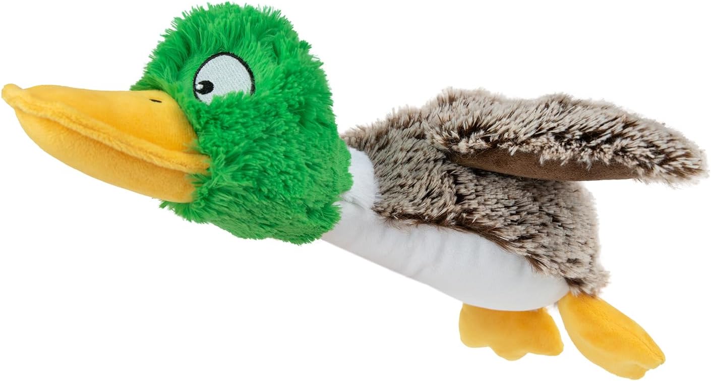 Interactive Squeaky Dog Chew Toy with Crinkle Sound, Fetch and Chewing Toy for Small, Medium, and Large Dogs