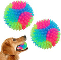 Light Up Dog Balls Set, Flashing Elastic Glow Balls for Interactive Play with Puppies, Dogs, and Cats