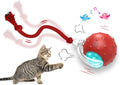Interactive Motion-Activated Cat Ball Toy with Sound, Fast-Rolling Indoor Cat Toy for Carpets