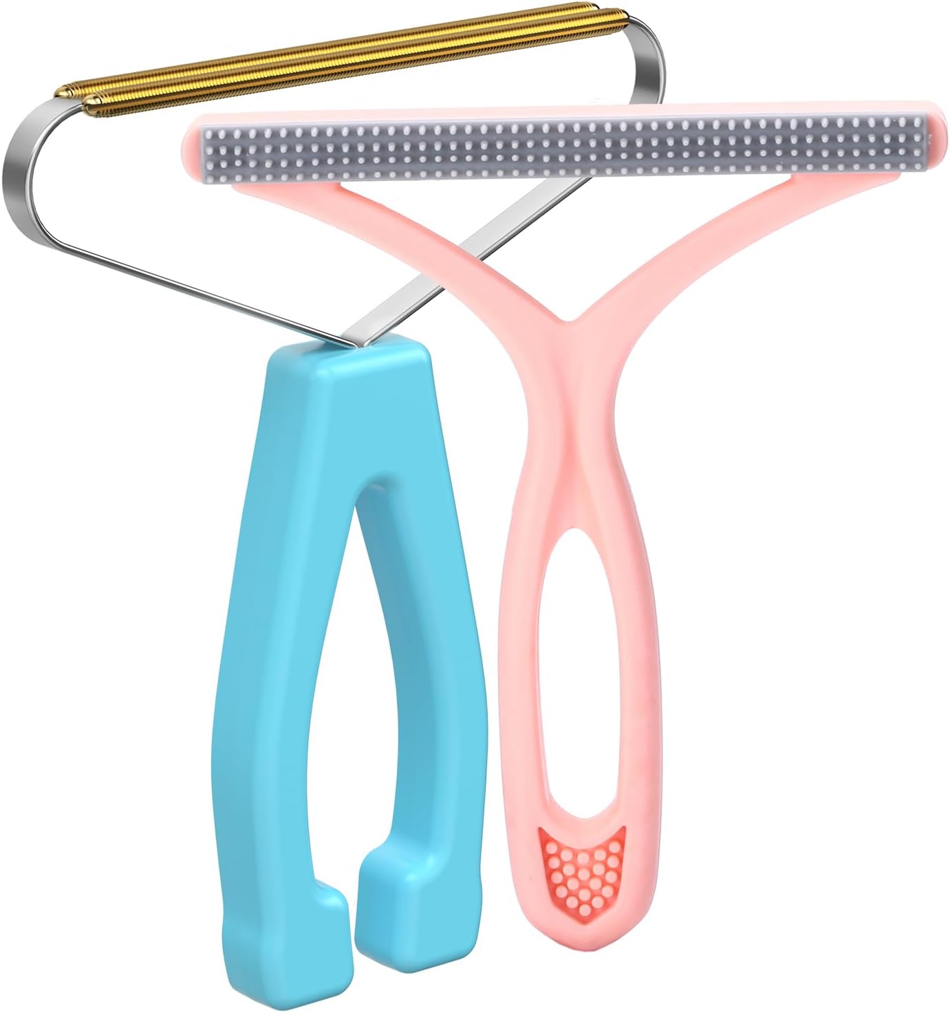 Pet Hair Remover Tool, Manual Carpet Rake and Pile Brush for Dog and Cat Hair on Carpets, Rugs, Furniture, and Pet Beds