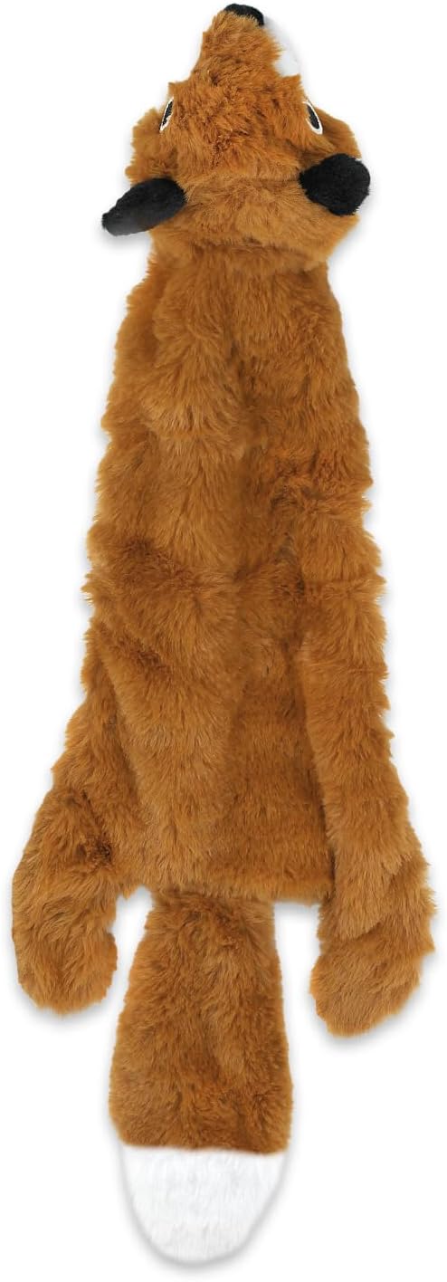 Squeaky Plush Dog Toys with Soft Durable Fabric, Interactive Indoor Play Toys for Small, Medium, and Large Dogs, 4-Piece Set (Small)