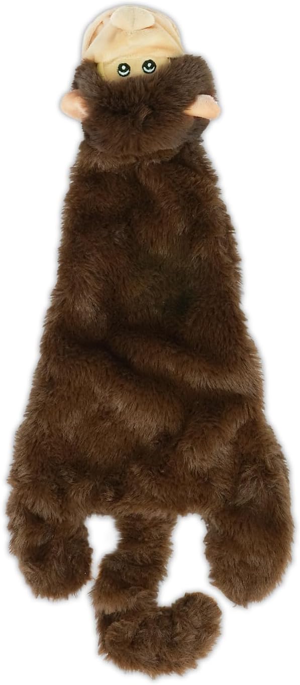 Squeaky Plush Dog Toys with Soft Durable Fabric, Interactive Indoor Play Toys for Small, Medium, and Large Dogs, 4-Piece Set (Small)