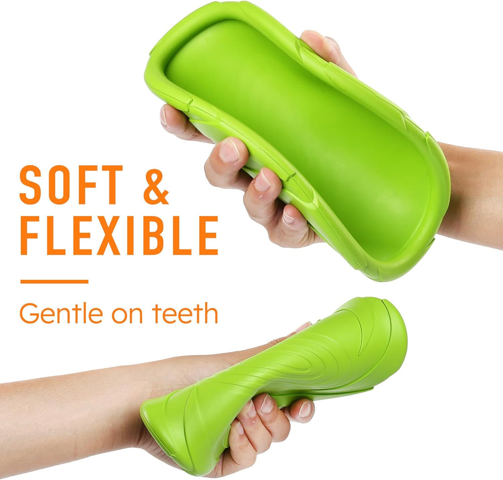 Dog Flying Disc Toy, 2 Pack, 7 Inch Durable Rubber Disc for Interactive Outdoor Play and Water Use