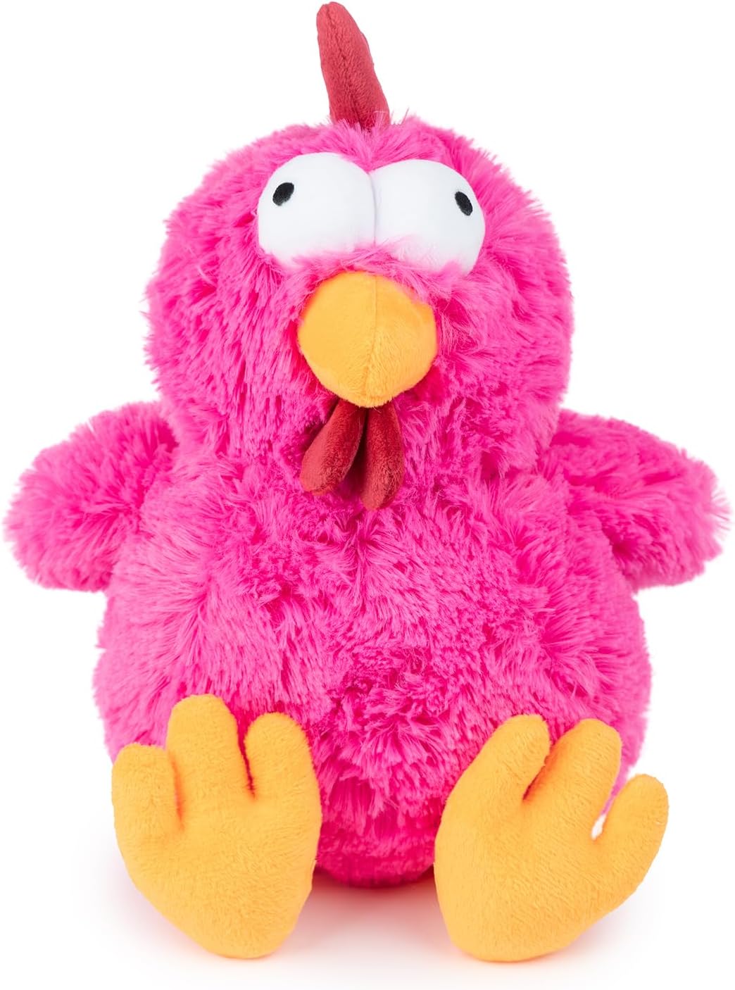 Interactive Squeaky Dog Chew Toy with Crinkle Sound, Fetch and Chewing Toy for Small, Medium, and Large Dogs