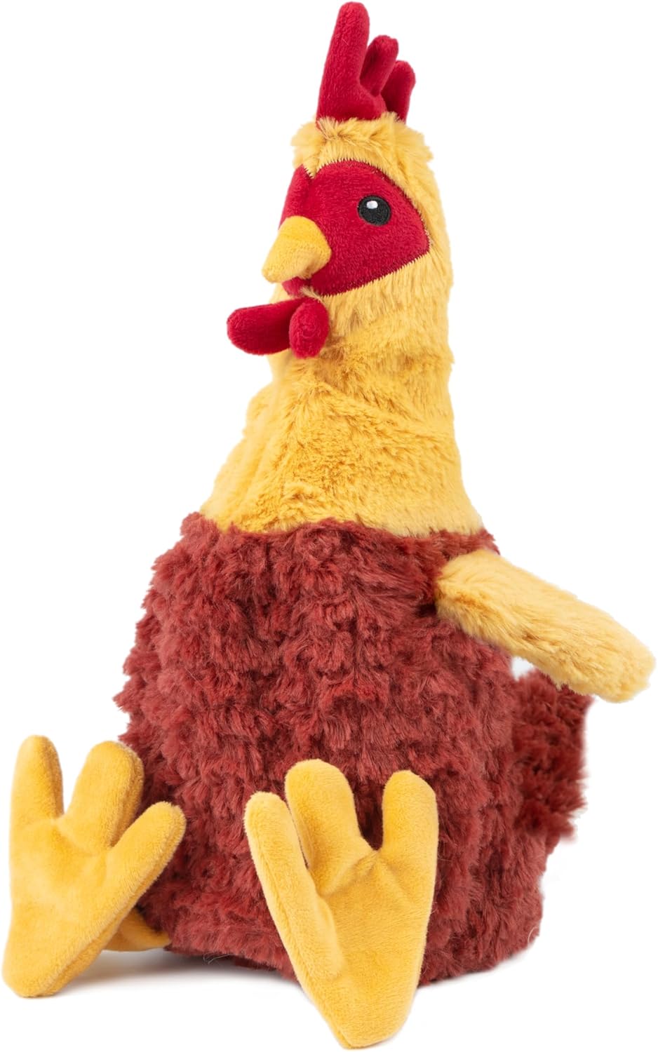 Interactive Squeaky Dog Chew Toy, Crinkle Duck Plush Toy for Small Medium and Large Dogs