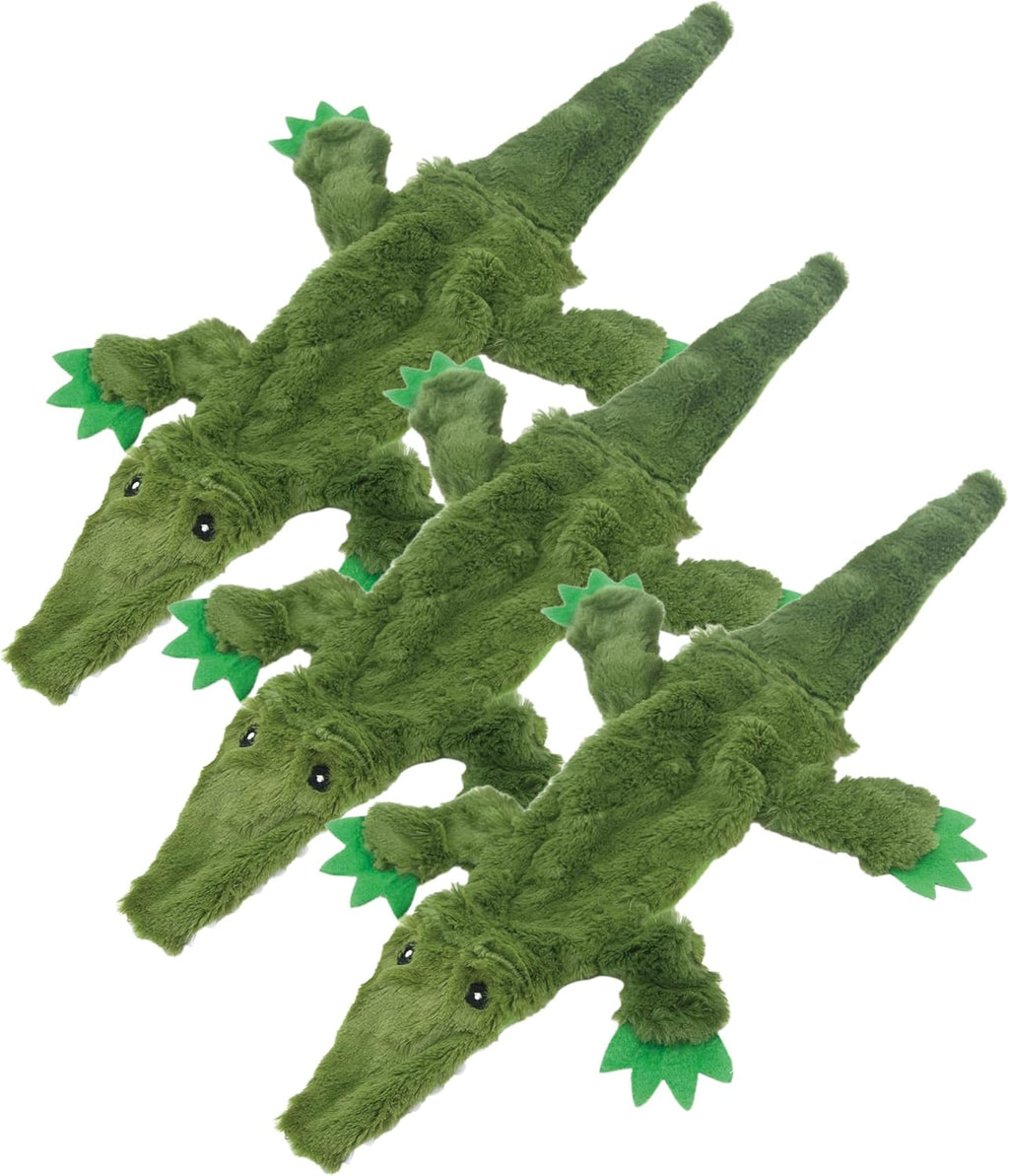 Squeaky Plush Dog Toys with Soft Durable Fabric, Interactive Indoor Play Toys for Small, Medium, and Large Dogs, 4-Piece Set (Small)