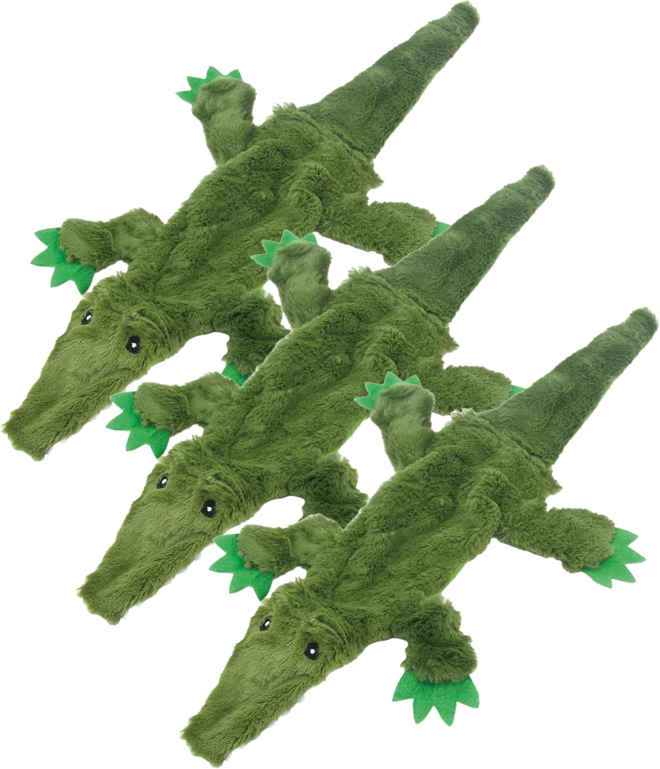 Squeaky Plush Dog Toys with Soft Durable Fabric, Interactive Indoor Play Toys for Small, Medium, and Large Dogs, 4-Piece Set (Small)