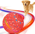 Interactive Moving Dog Ball Toy with RGB Lights, Automatic Rolling and Bouncing Play Ball for Small and Medium Dogs