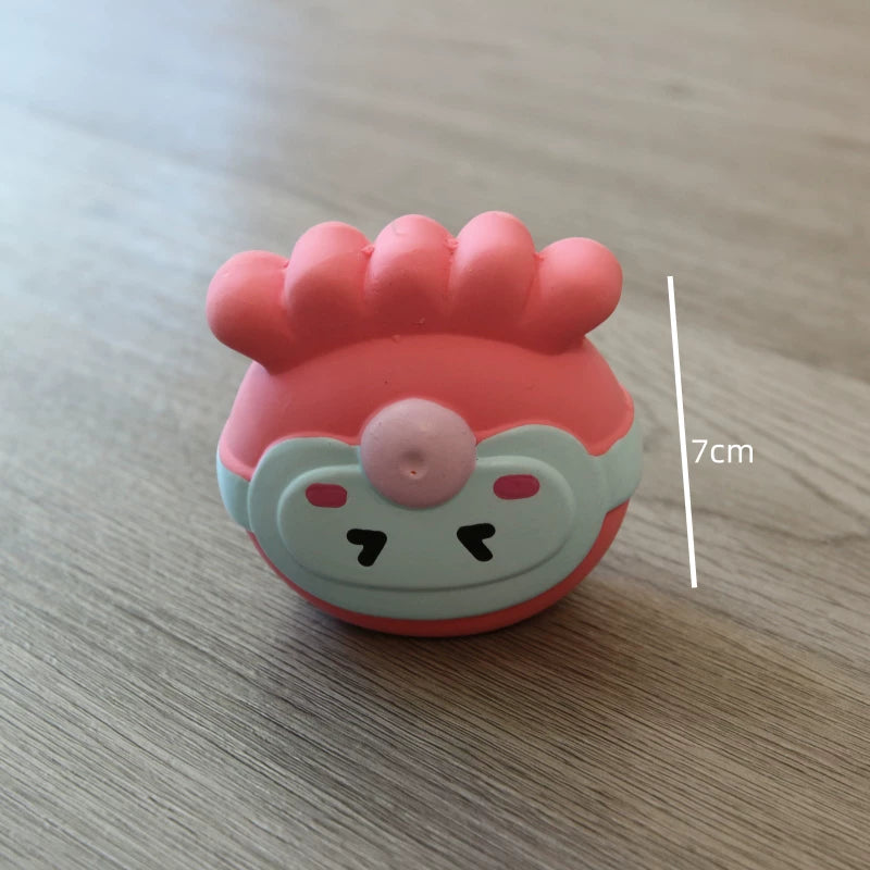 Popping Dog Toy Bite Resistant Sound Natural Latex Pet Toy Bichon Teddy Puppy Teething Toy