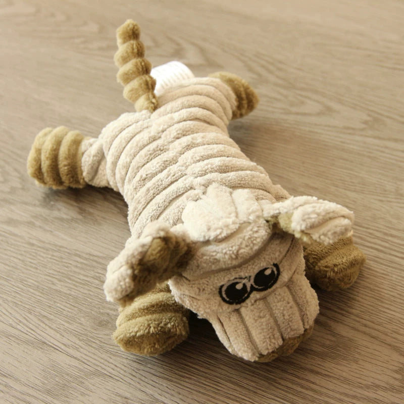 Pomdsds | Plush Dog Toy with Gentle Sound, Everyday Interactive Play for Small to Medium Dogs