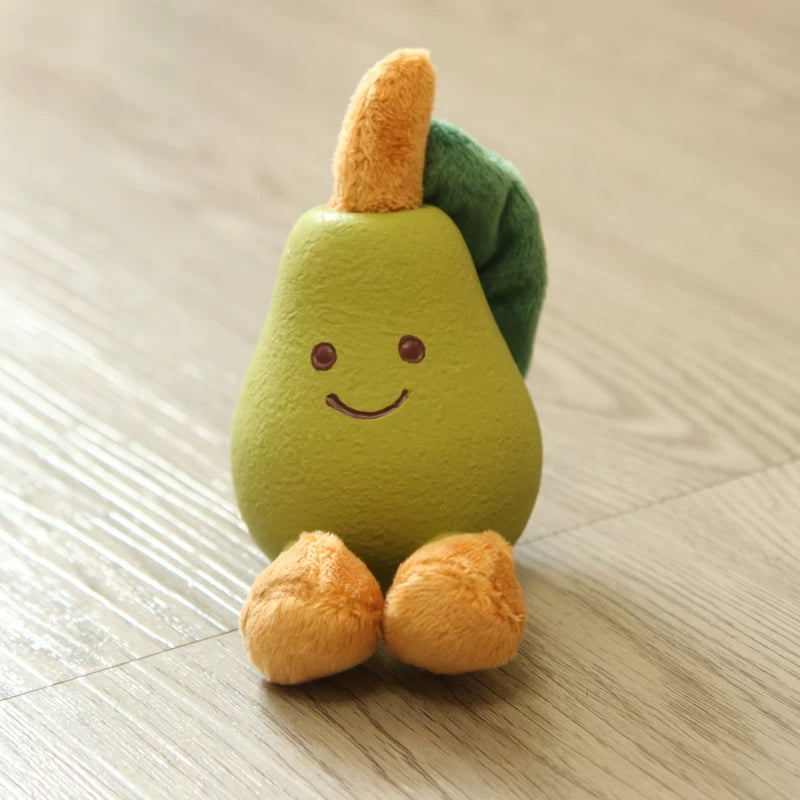 Pomdsds | Fruit-Inspired Natural Latex Dog Toy with Soft Plush Detail and Gentle Sound
