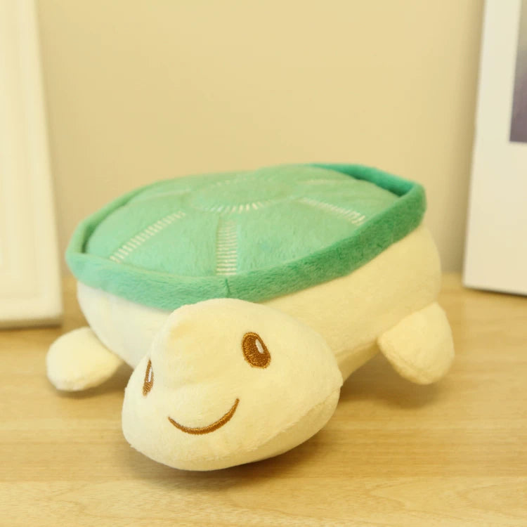 Pomdsds | Turtle-Shaped Plush Dog Toy with Gentle Sound, Everyday Interactive Play for Small to Medium Dogs