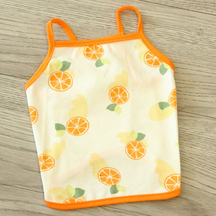 Pomdsds | Lightweight Striped Cotton Pet Vest, Everyday Spring & Summer Wear for Dogs and Cats