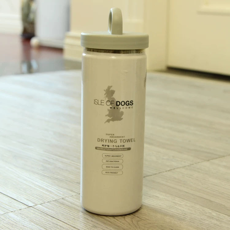 Pomdsds | Soft Microfiber Pet Drying Towel for Dogs with Portable Design