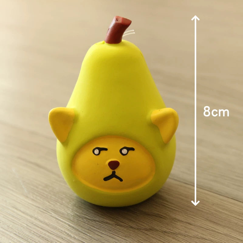 Pomdsds | Assorted Natural Latex Dog Toys with Gentle Sound, Everyday Play Set for Small Dogs