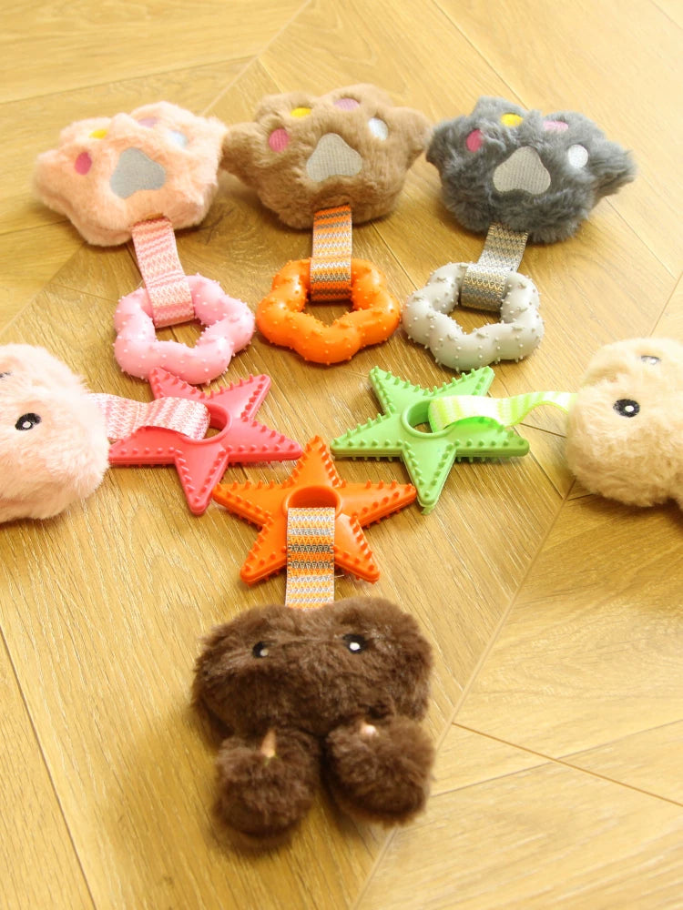 Pomdsds | Soft Texture Puppy Chew Toy with Gentle Sound, Daily Play & Early Training Use