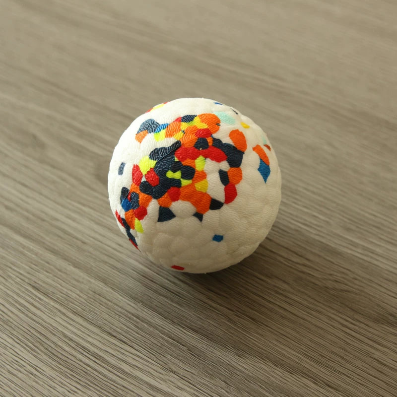 Pomdsds | Lightweight Interactive Dog Ball with Textured Surface, Everyday Play for Small to Medium Dogs