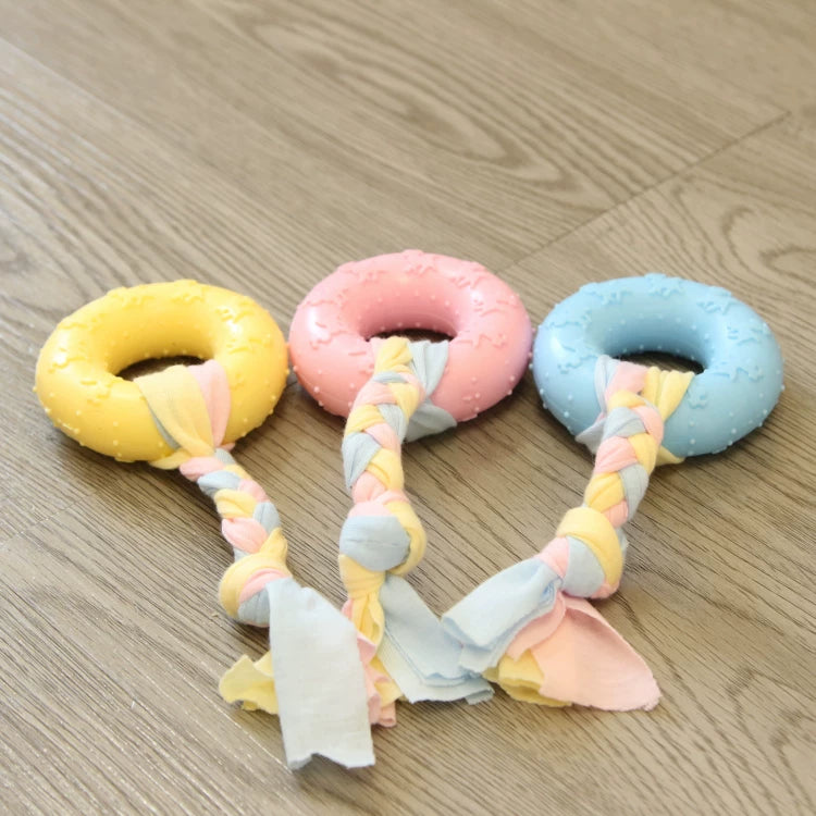Pomdsds | TPR and Cotton Knot Pet Toy for Small Dogs for Everyday Play