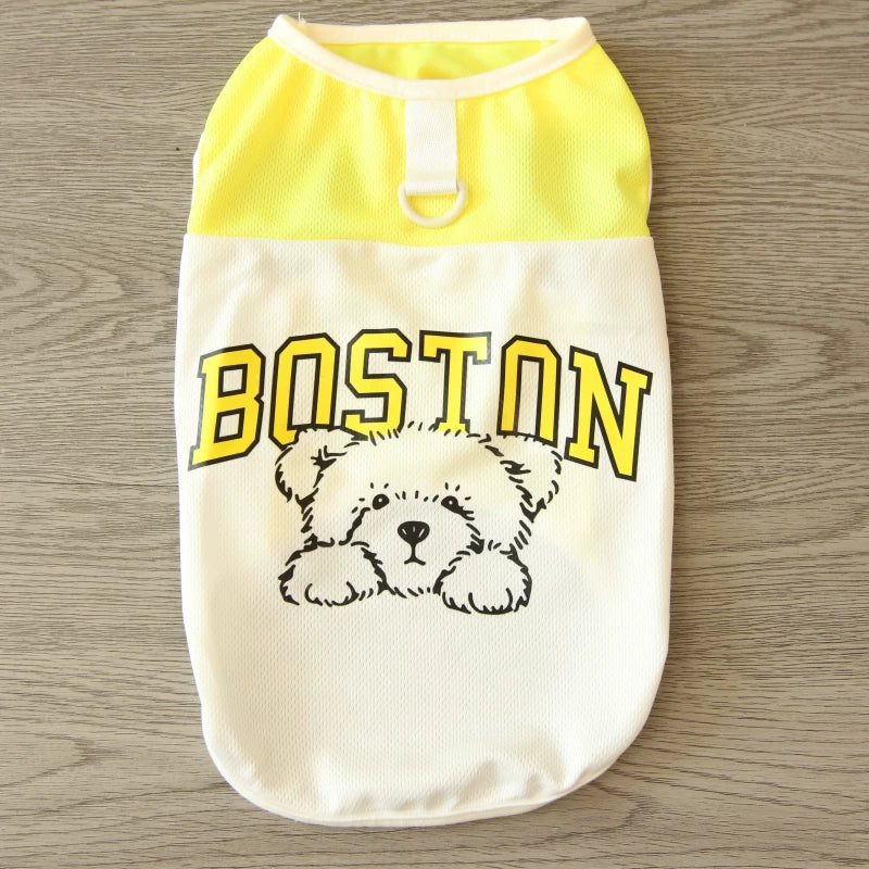 Pomdsds | Lightweight Spliced Sports Pet Vest, Everyday Spring & Summer Wear for Dogs and Cats