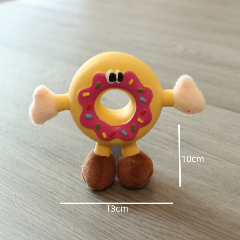 Pomdsds | Fruit-Inspired Natural Latex Dog Toy with Soft Plush Detail and Gentle Sound