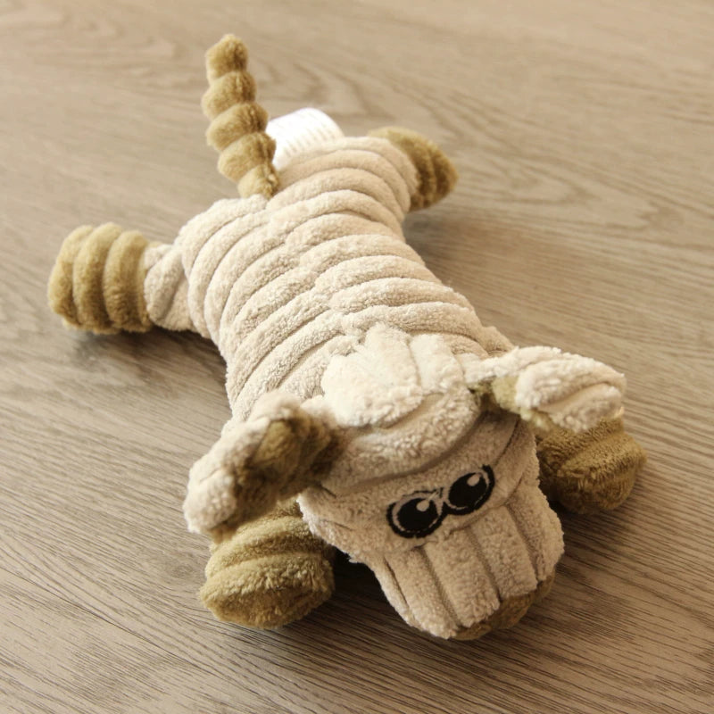 Pomdsds | Plush Dog Toy with Gentle Sound, Everyday Interactive Play for Small to Medium Dogs