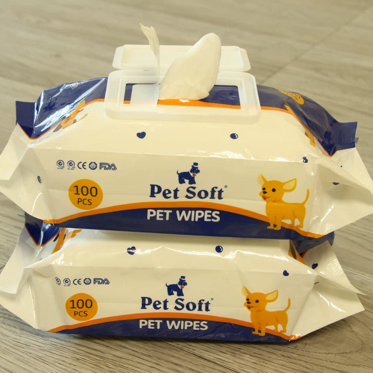 Pomdsds | Gentle Pet Cleaning Wipes for Cats and Dogs – Daily Care Pack