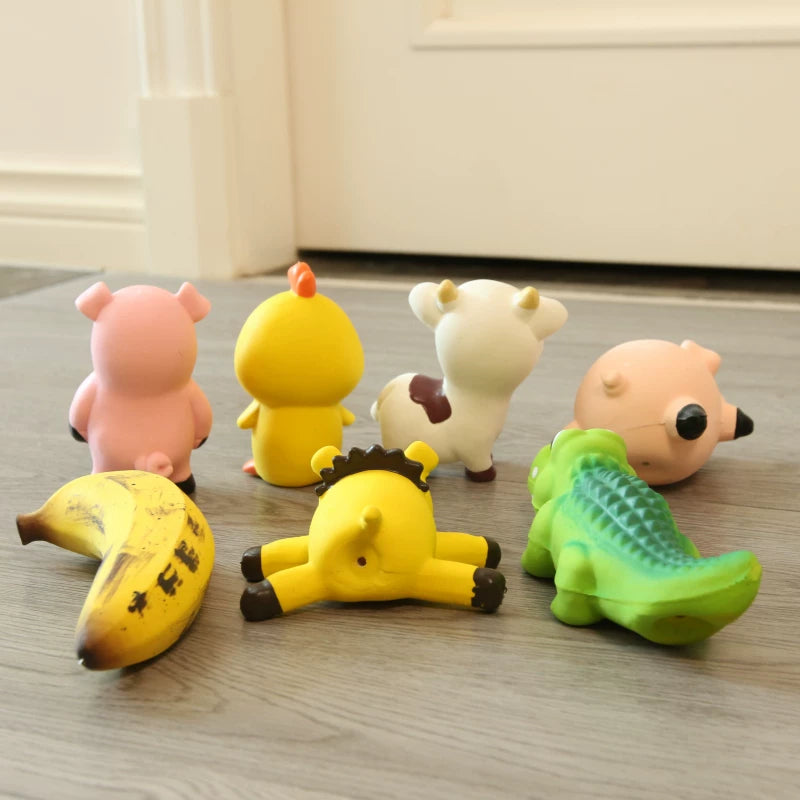 Pomdsds | Natural Latex Puppy Toy for Everyday Play, Soft Interactive Toy for Small Dogs