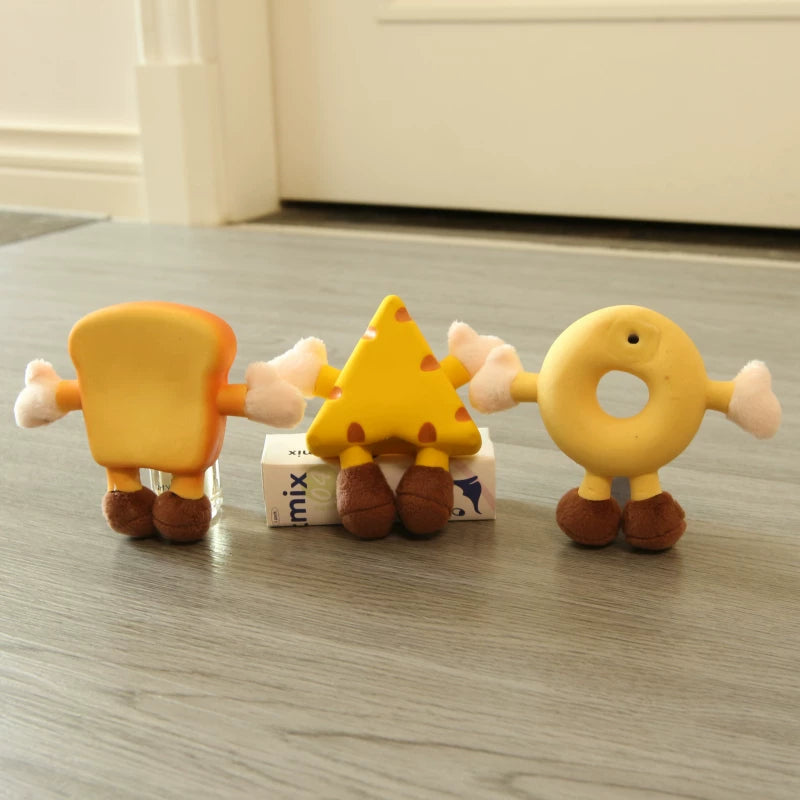 Pomdsds | Soft Latex & Plush Dog Toy with Gentle Sound, Everyday Interactive Play for Puppies