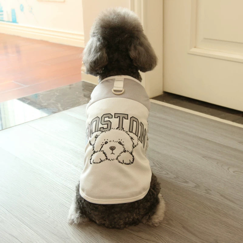 Pomdsds | Lightweight Spliced Sports Pet Vest, Everyday Spring & Summer Wear for Dogs and Cats