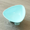 Pomdsds | Raised Ceramic Pet Bowl with Sculpted Base and Wide Opening for Daily Use