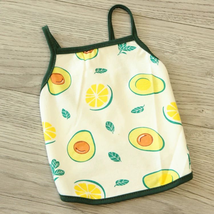 Pomdsds | Lightweight Striped Cotton Pet Vest, Everyday Spring & Summer Wear for Dogs and Cats