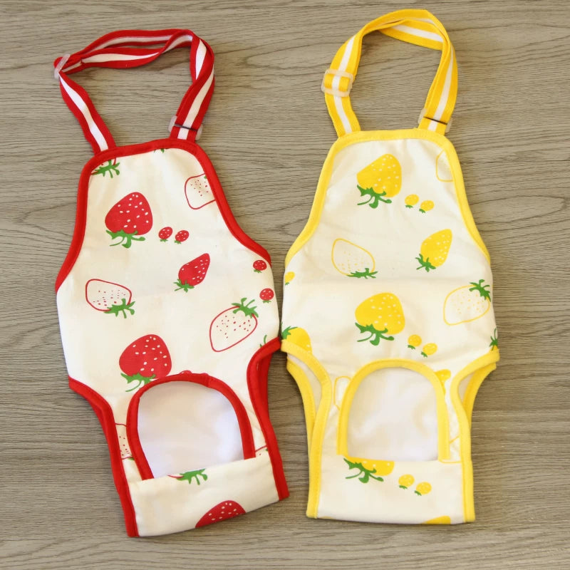 Pomdsds | Cotton Female Dog Hygiene Pants, Full-Cover One-Piece Design for Everyday Indoor Wear