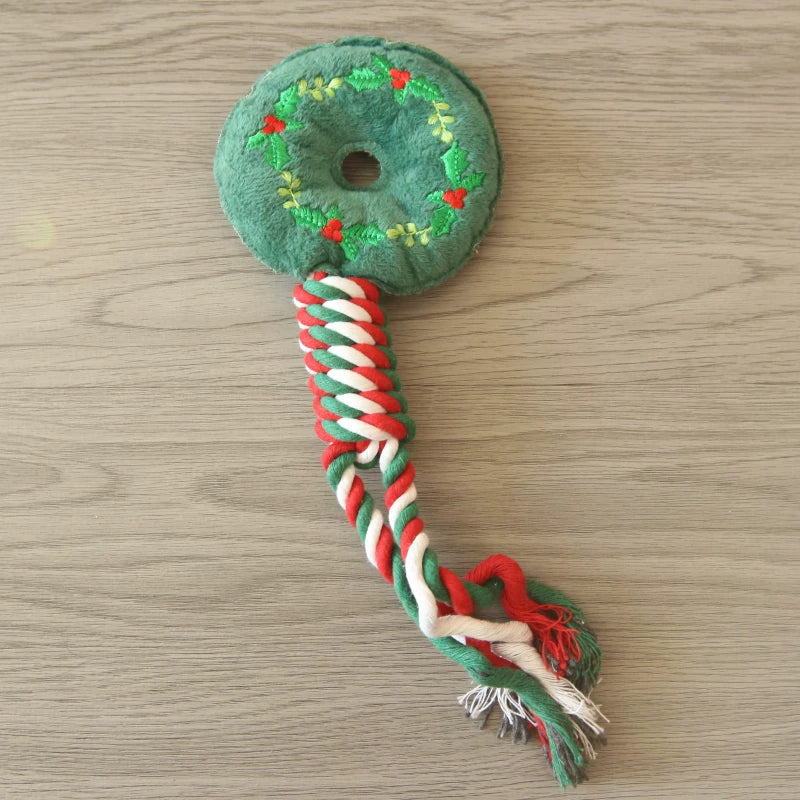 Pomdsds | Cotton Rope Pet Toy with Vegetable and Fruit Design for Everyday Play