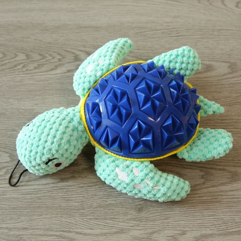 Pomdsds | Turtle-Shaped TPR Pet Toy for Small and Medium Dogs for Everyday Play