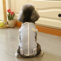 Pomdsds | Lightweight Cotton Pet Recovery Outfit with Full Belly Coverage, Four-Legged Design for Dogs and Cats