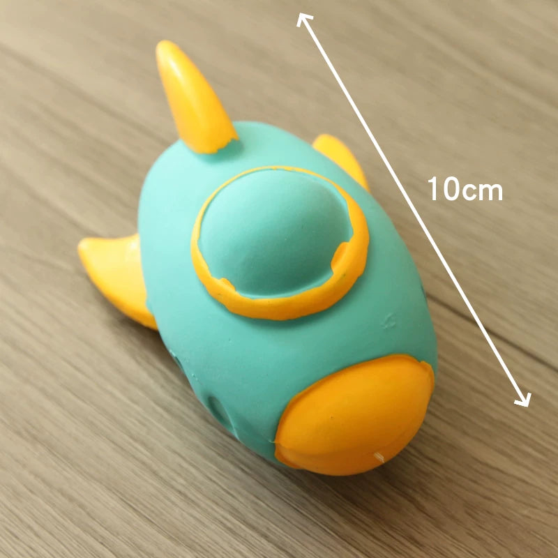 Pomdsds | Assorted Natural Latex Dog Toys with Gentle Sound, Everyday Play Set for Small Dogs