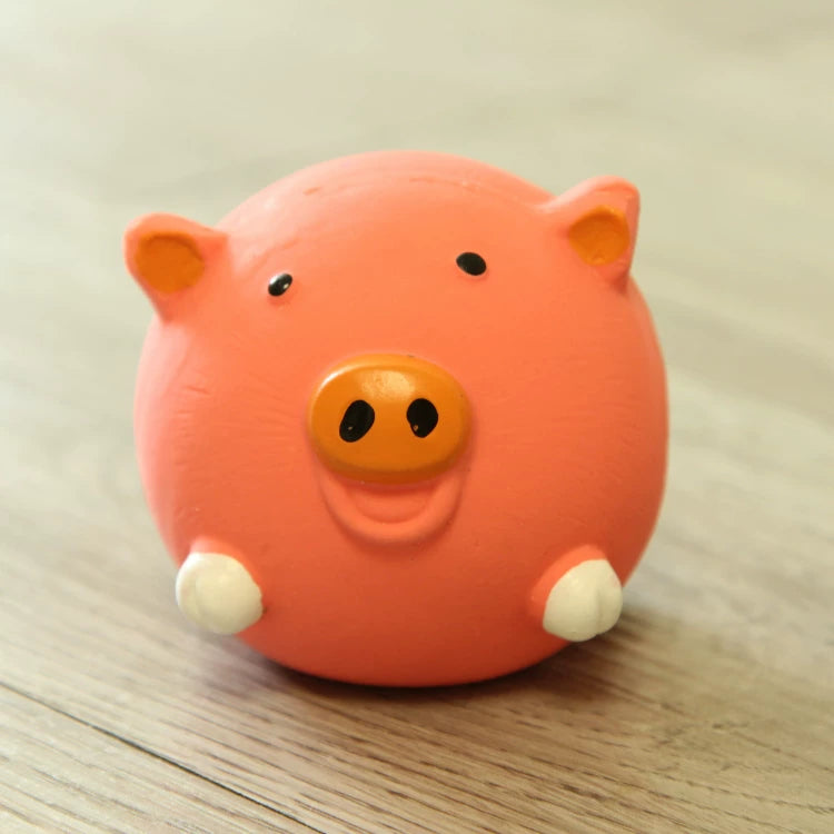 Pomdsds | Natural Latex Puppy Toy with Gentle Sound, Everyday Interactive Play for Small Dogs