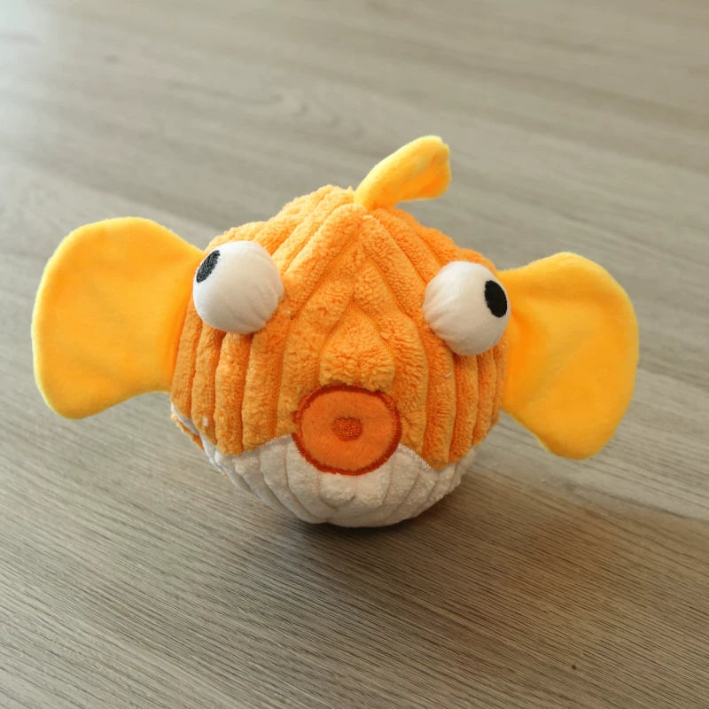 Pomdsds | Textured Interactive Dog Ball with Crinkle Sound, Everyday Play for Small to Medium Dogs