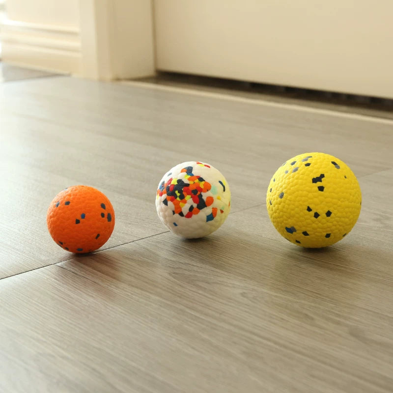 Pomdsds | Lightweight Interactive Dog Ball with Textured Surface, Everyday Play for Small to Medium Dogs