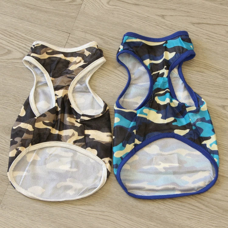 Pomdsds | Camouflage Mesh Pet Vest, Lightweight Spring & Summer Wear for Dogs and Cats