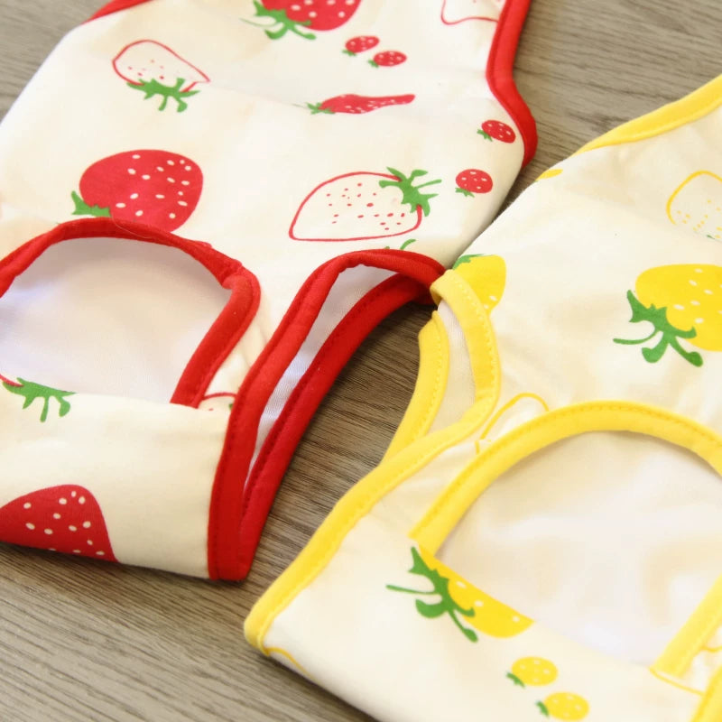 Pomdsds | Cotton Female Dog Hygiene Pants, Full-Cover One-Piece Design for Everyday Indoor Wear