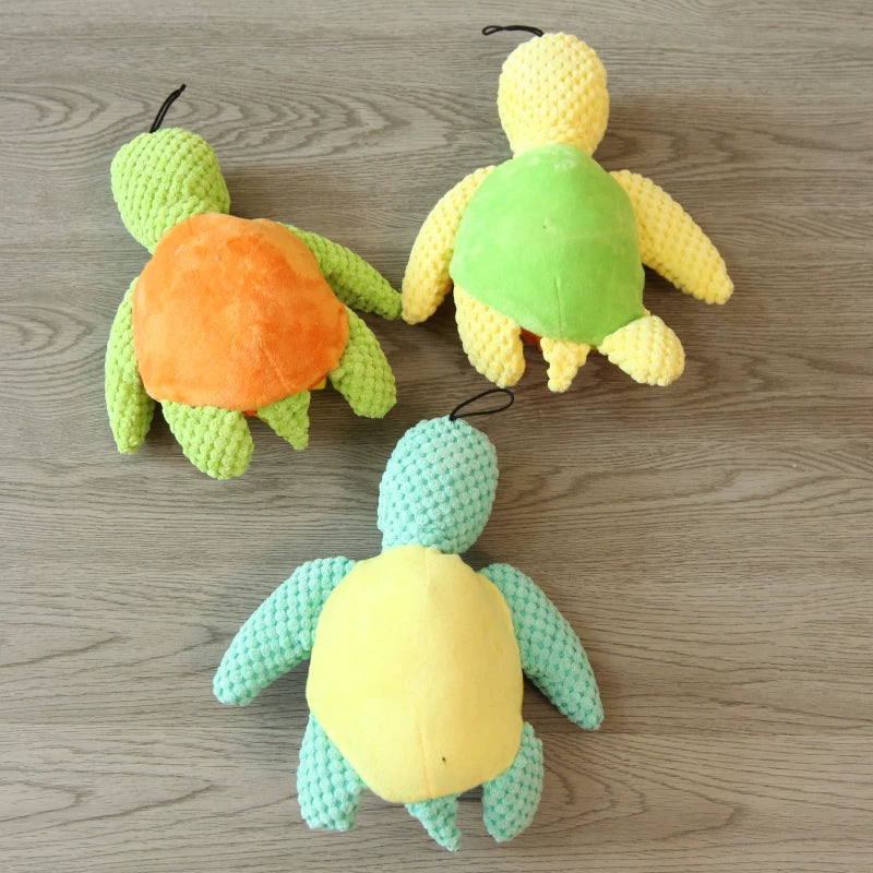 Pomdsds | Turtle-Shaped TPR Pet Toy for Small and Medium Dogs for Everyday Play