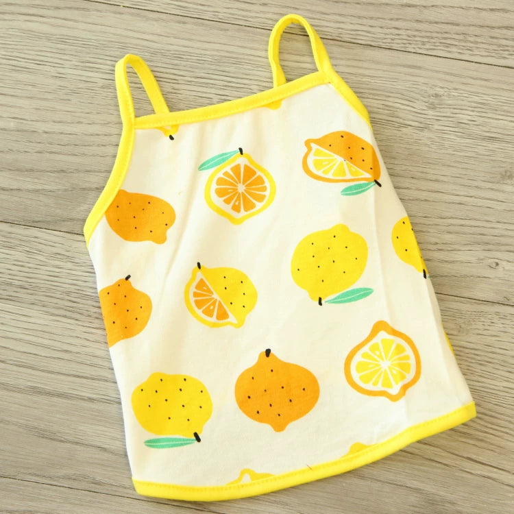 Pomdsds | Lightweight Striped Cotton Pet Vest, Everyday Spring & Summer Wear for Dogs and Cats