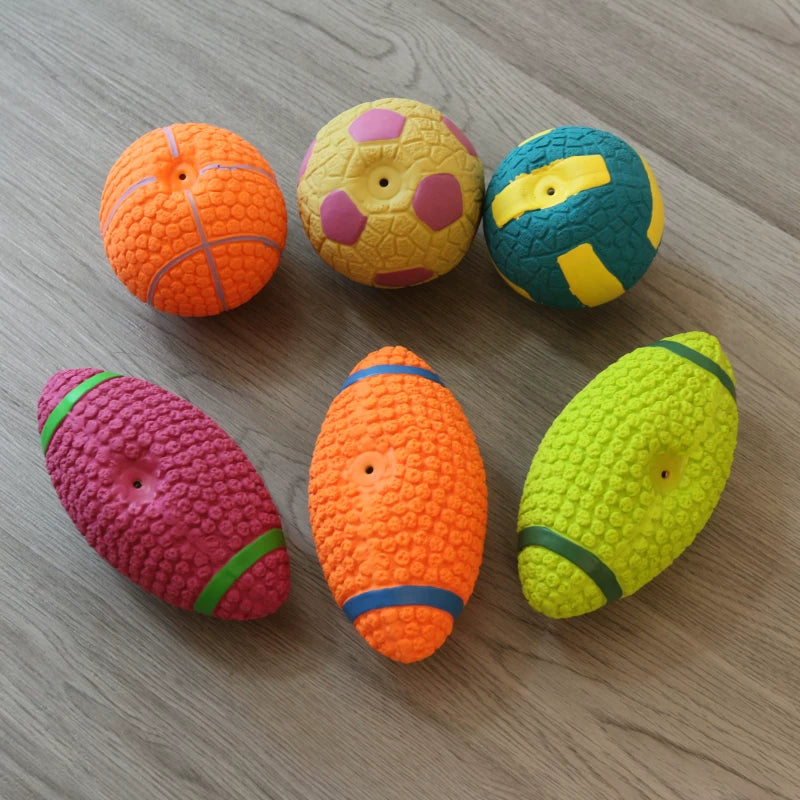 Pomdsds | Bubble-Style Latex Ball Pet Toy for Medium and Large Dogs