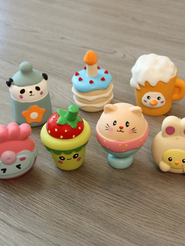 Popping Dog Toy Bite Resistant Sound Natural Latex Pet Toy Bichon Teddy Puppy Teething Toy