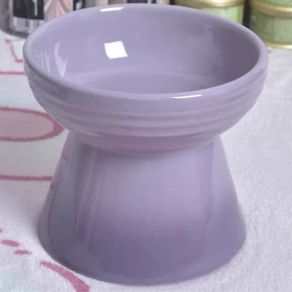 Pomdsds | Raised Ceramic Pet Bowl with Wide Opening for Cats and Small Dogs