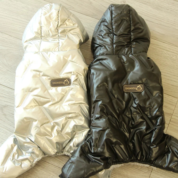 Pomdsds | Thickened Four-Leg Cotton Pet Outfit, Everyday Autumn & Winter Wear for Small Dogs